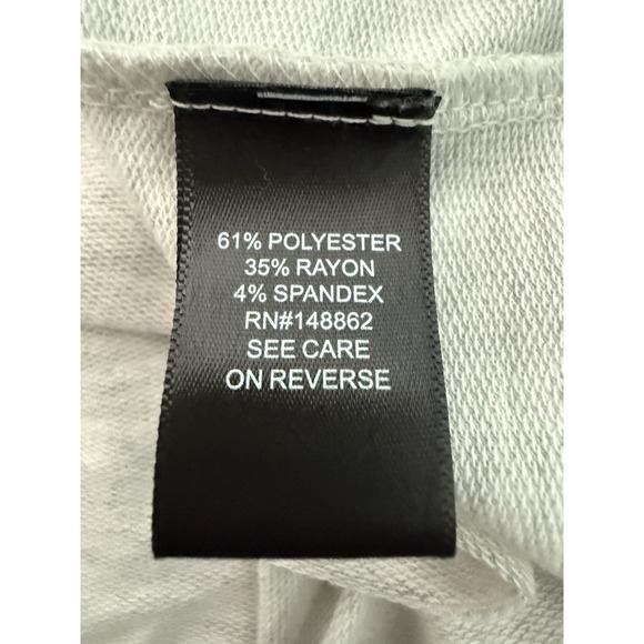 Torrid Gray Embellished Skull French Terry Sweatshirt Sz L Lightweight Bling - Picture 6 of 7